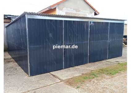 blechgarage-mit-dachneigung-nach-hinten-2x-doppelfluegeltor-konstruktion-aus-verzinkten-vierkantprofilen-kondensvlies-dach-in-farbe_3