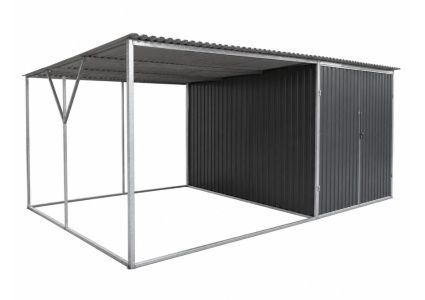 blechgarage-mit-carport,-2x-schwingtor,-in-farbe-und-konstruktion-aus-verzinkten-vierkantprofilen-6