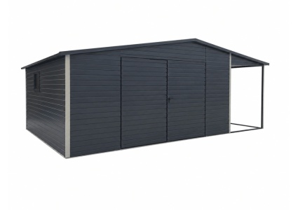 blechgarage-carport-satteldach-doppelfluegeltor-fenster-attika-kantenschutz-bleche-horizontal-vernietet-farbe-5