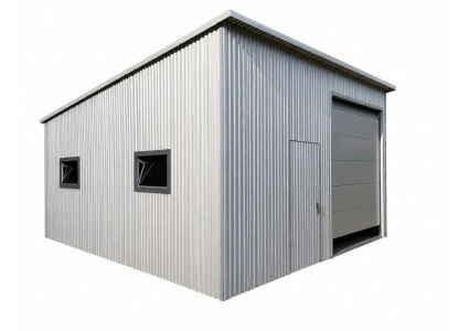 blechgarage-mit-sektionaltor,-kantenschutz,-attika,2x-fenster,-tür,-in-farbe-14