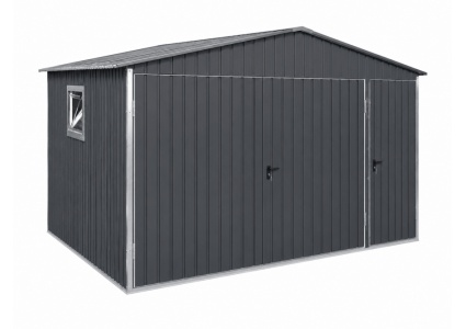 blechgarage-satteldach-doppelfluegeltor-tuer-konstruktion-verzinkten-vierkantprofilen-fenster-6