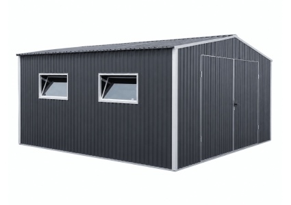 blechgarage-5x5x2,55-mit-2-fenstern-aus-verzinkten-vierkantprofilen-6