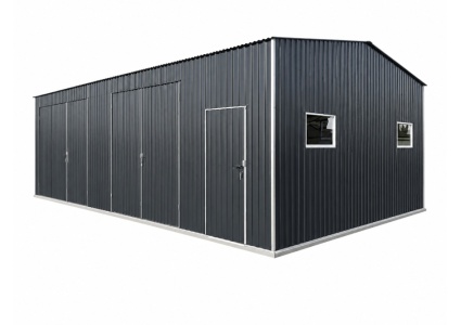 blechgarage-10x6x3,5-mit-einem-satteldach-und-2x-doppelflügeltor,-in-farbe-ral7016-10