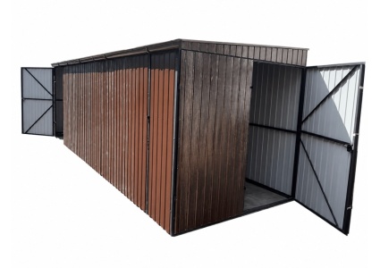 blechgarage-2,5x7x2,4-mit-doppelflügeltor-in-farbe-ral8017-15