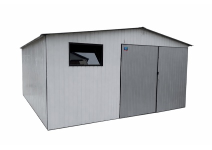 blechgarage-mit-einem-satteldach-doppelfluegeltor-fenster-tuer-kondensvlies-dach-in-farbe_7