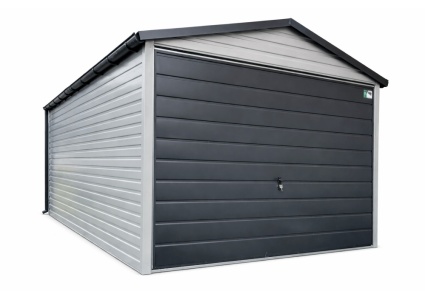 blechgarage-mit-einem-satteldach-schwingtor-dachrinne-attika-dachblende-kantenschutz-konstruktion-aus-verzinkten-vierkantprofilen-bleche-horizontal-vernietet-in-farbe_2