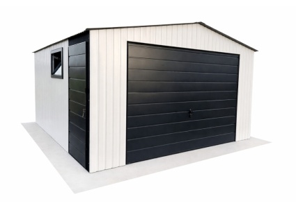 blechgarage-mit-einem-satteldach-schwingtor-horizontalpanel-tuer-fenster-konstruktion-aus-verzinkten-vierkantprofilen_7