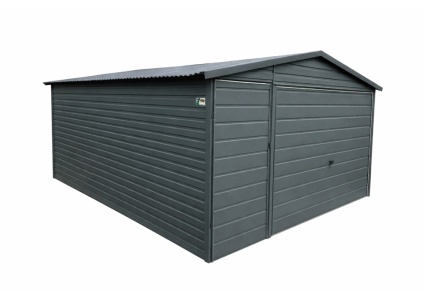 blechgarage-mit-einem-satteldach,-schwingtor,-tür,-attika,-kantenschutz,-bleche-horizontal-vernietet,-konstruktion-aus-verzinkten-vierkantprofilen_1