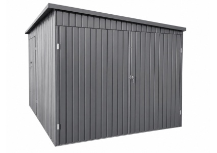 blechgarage-mit-einer-dachneigung-rechts-2x-doppelfluegeltor-attika-dachblende-konstruktion-aus-verzinkten-vierkantprofilen-in-farbe-6