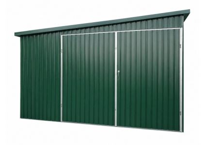 blechgarage-mit-einer-dachneigung-links-doppelfluegeltor-dachrinne-attika-dachblende-konstruktion-aus-verzinkten-vierkantprofilen-in-farbe-10