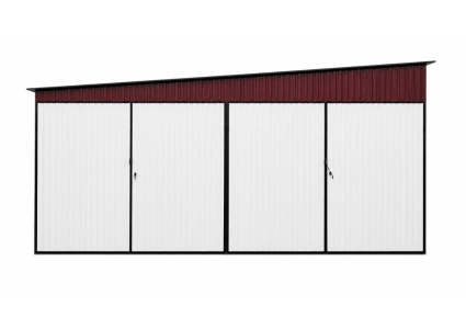 blechgarage-6x10x2,7-mit-der-dachneigung-nach-links-in-ral-3005-15