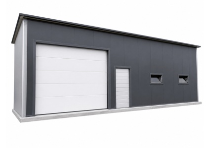 garage-12x9x4,10-m-mit-einer-dachneigung-nach-hinten,-1x-sektionaltor-inkl-elektroantrieb-3x-fenster-2x-tuer-attika-dachblende-kantenschutz-dachrinne-in-farbe-konstruktion-aus-verzinkten-vierkantprofilen-isolation-statik-15