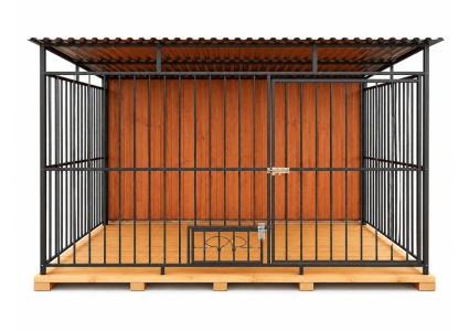 hundezwinger-mit-holzboden-und-rückwand-5