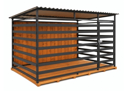 hundezwinger-mit-holzboden-und-rückwand-profilen-70x10-mm-8