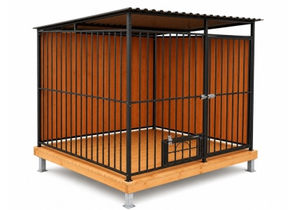 hundezwinger-mit-holzboden,-rückwand-und-1xseitenwand-mit-holzverkleidung-10