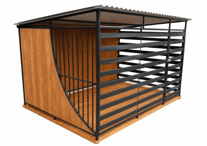 hundezwinger-mit-holzboden,-rückwand,-1x-geschwungene-seitenwand-mit-holzverkleidung,-profilen-70x10-mm-9