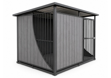 hundezwinger-schwarz-mit-holzboden-rueckwand-geschwungene-seitenwand-1x-holzwand-vorne-attika,-kantenschutz-kondensvlies-verankerung-10
