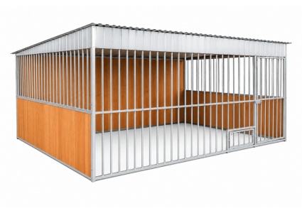hundezwinger-mit-rückwand,-seitenwände-zur-hälfte-mit-holz-verkleidet-und-verzinkte-konstruktion-3