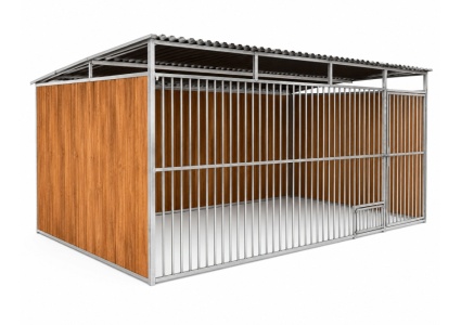 hundezwinger-mit-rückwand,-2x-seitenwand-mit-holzverkleidung-und-verzinkte-konstruktion-10