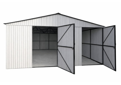 blechgarage-5x8x2,55-mit-einem-satteldach-in-farbe-ral9006_7