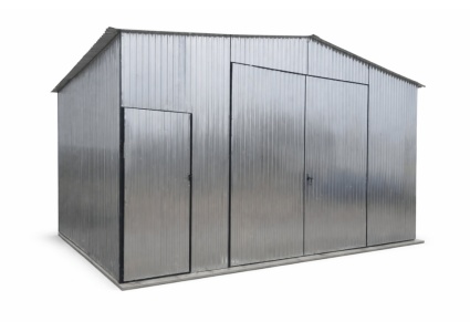 Einzelgarage-mit-Doppelflugeltor-Halle-6x6-3,5m-hoch_8