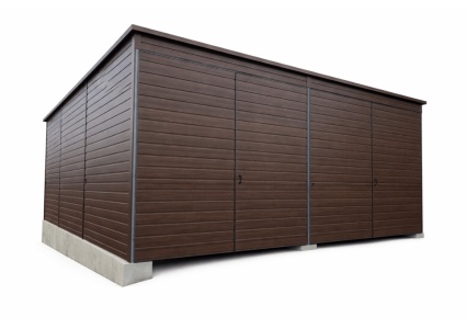 blechgarage-mit-dachneigung-nach-hinten-2x-doppelflugeltor-attika-horizontalpanel-konstruktion-aus-verzinkten-vierkantprofilen-holzdekofarbe_6