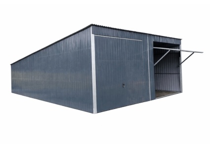 blechgarage-mit-dachneigung-nach-hinten-2x-schwingtor-konstruktion-aus-verzinkten-vierkantprofilen-in-farbe_5