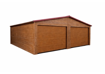 blechgarage-mit-satteldach,-2x-sektionaltor,-dachrinne,-attika,-kantenschutz,-fenster,-in-holzdekofarbe_2