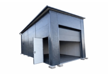 garage-10-x-5-x-45-m-in-farbe-sektionaltor-tuer-fenster-dachrinne-kantenschutz-attika-konstruktion-aus-verzinkten-vierkantprofilen-verankerung-isolation-aufbau_10