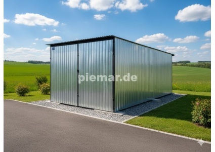 blechgarage-mit-doppelfluegeltor