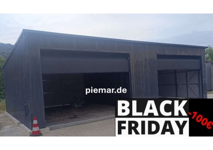 blechgarage-mit-dachneigung-nach-hinten-2x-sektionaltor-1xtuer-dachrinne-kondensvlies-dach-und-waende-attika-kantenschutz-konstruktion-aus-verzinkten-vierkantprofilen-trennwand-verankerung-horizontalpanel-in-farbe_4