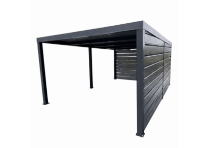 carport-mit-dachneigung-nach-hinten,-attika,-2-wände-mit-blechlamellen,-in-farbe-1