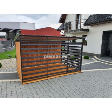 hundezwinger-profilen70x10mm-zwinger-kafig-hundekafig-pultdach-mit-holzboden-ruckwand-seitenwand-4
