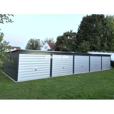 5-fach-garage-halle-blechgarage-lager-mit-dachneigung-nach-hinten-schwingtor-fenster-attika-kantenschutz-bleche-horizontal-vernietet-konstruktion-aus-verzinkten-vierkantprofilen-in-farbe-31962_6