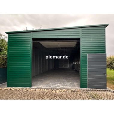blechgarage-18x6x380-m-mit-einer-dachneigung-nach-hinten-2x-sektionaltor-1x-tuer-8x-fenster-dachrinne-attika-dachblende-kantenschutz-horizontalpanel-konstruktion-aus-verzinkten-vierkantprofilen_10