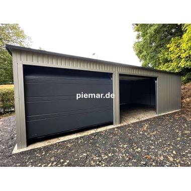 blechgarage-2xsektionaltor-dachrinne-kantenschutz-attika-konstruktion-aus-verzinkten-vierkantprofilen-in-farbe_4