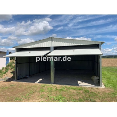 blechgarage-6x5x255-satteldach-schwingtor-horizontalblech-verzinkten-vierkantprofilen-farbe-ral9010_2