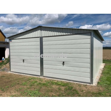 blechgarage-6x5x255-satteldach-schwingtor-horizontalblech-verzinkten-vierkantprofilen-farbe-ral9010_4