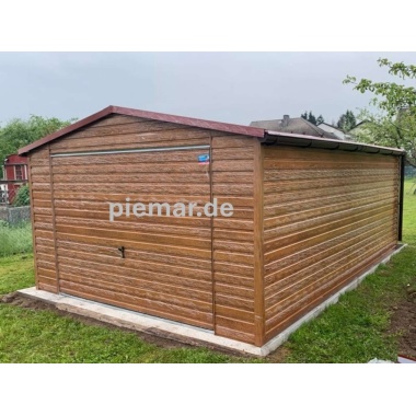 blechgarage-garage-35-5-255m-satteldach-schwingtor-attika-kantenschutz-dachrinne-horizontalblech-verzinkten-vierkantprofilen-holzdekofarbe