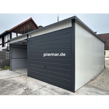 blechgarage-mit-dachneigung-nach-hinten-schwingtor-horizontalpanel-elektroantrieb-dachrinne-kondensvlies-dach-waende-attika-kantenschutz-konstruktion-aus-verzinkten-vierkantprofilen-in-farbe_8