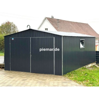 blechgarage-mit-einem-satteldach-doppelfluegeltor-fenster-konstruktion-aus-verzinkten-vierkantprofilen_1