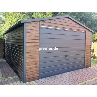 blechgarage-mit-einem-satteldach-schwingtor-kantenschutz-attika-dachrinne-horizontalpanel-konstruktion-aus-verzinkten-vierkantprofilen-in-holzdekofarbe_1