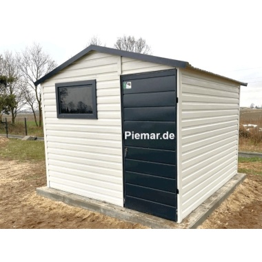 blechgarage-mit-einem-satteldach-tuer-fenster-attika-kantenschutz-bleche-horizontal-vernietet-in-farbe_1
