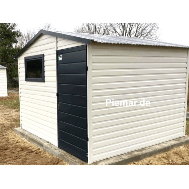 blechgarage-mit-einem-satteldach-tuer-fenster-attika-kantenschutz-bleche-horizontal-vernietet-in-farbe_2