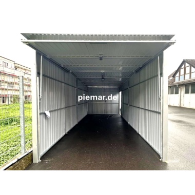 blechgarage-mit-schwingtor-elektroantrieb-tuer-1x-fenster-attika-kantenschutz-konstruktion-aus-verzinkten-vierkantprofilen-in-holzdekofarbe_2