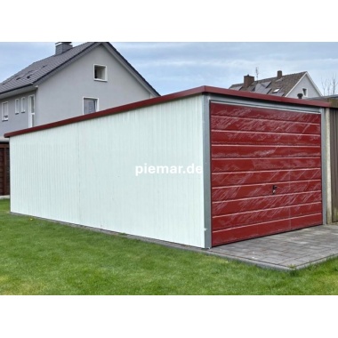 blechgarage-mit-schwingtor-horizontalpanel-2s--attika-konstruktion-aus-verzinkten-vierkantprofilen-in-farbe