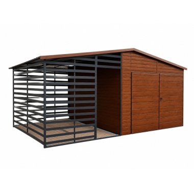 blechgarage-mit-carport-aus-70x10mm-profil,-satteldach,-1x-fenster,-in-holzoptik-30