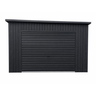 blechgarage-4x6x2,5-mit-schwingtor-und-in-farbe-ral7016,-konstruktion-aus-verzinktem-vierkantprofilen-6