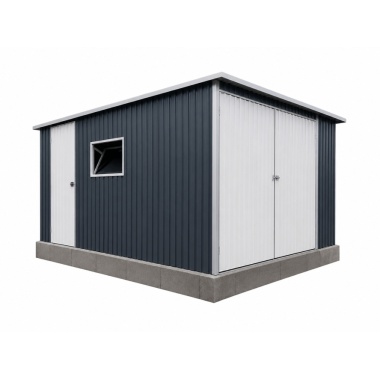 blechgarage-4x5x2,14-mit-attika-aus-verzinkten-vierkantprofilen-10