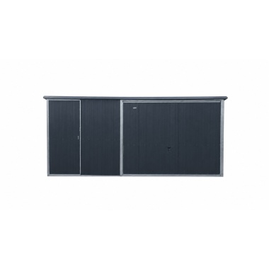 blechgarage-5x5x2,14-mit-schwingtor,-tür-und-in-farbe-ral7016-7